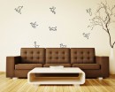 Origami Crane Wall Decal Modern Animal Wall Decals Vinyl Decors